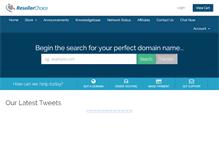 Tablet Screenshot of client.resellerchoice.com